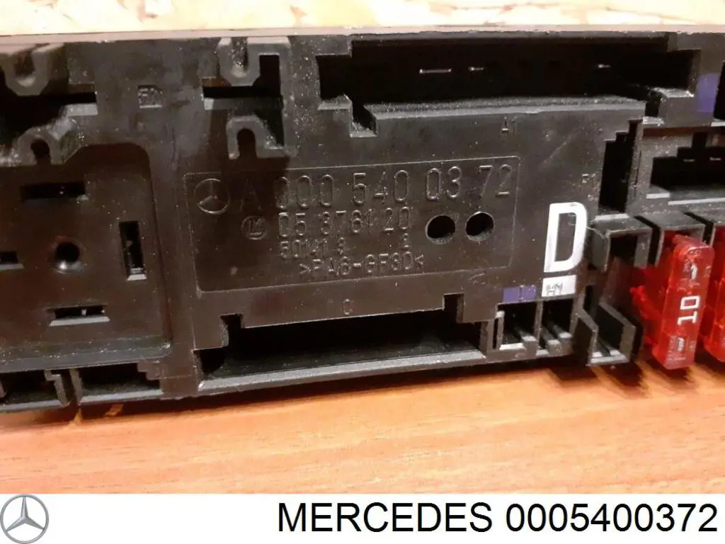0005400372 Mercedes Unidade de dispositivos de segurança
