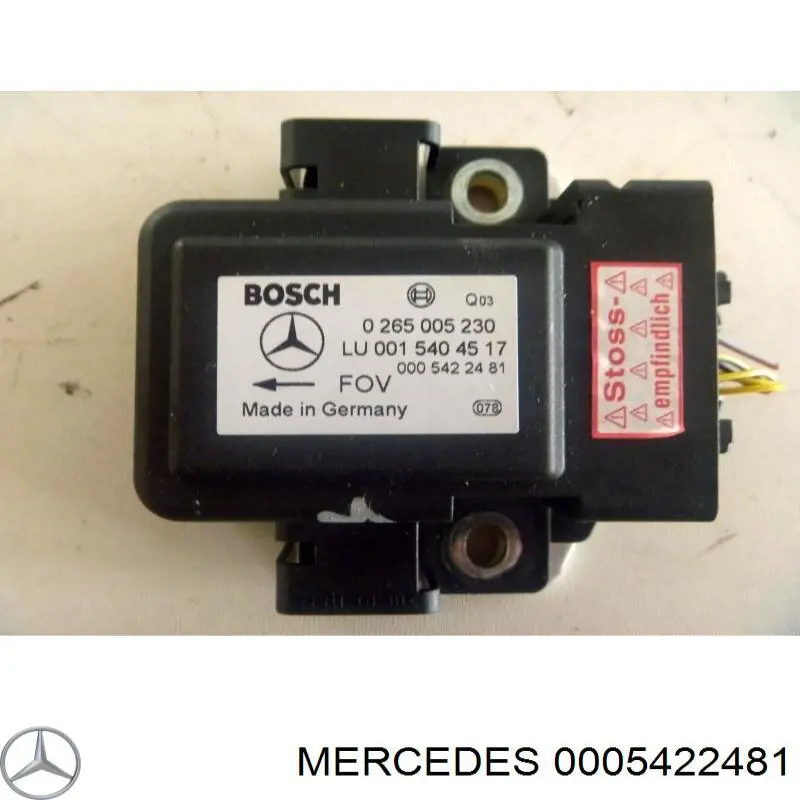 0005422481 Mercedes Sensor de aceleração transversal (ESP)