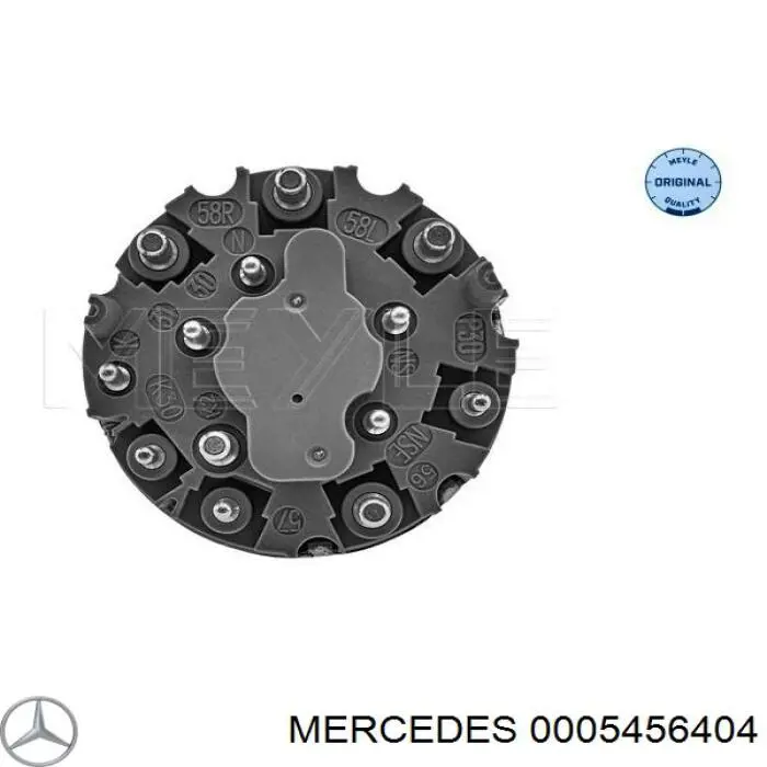 0005456404 Mercedes Comutador das luzes no "painel de instrumentos"