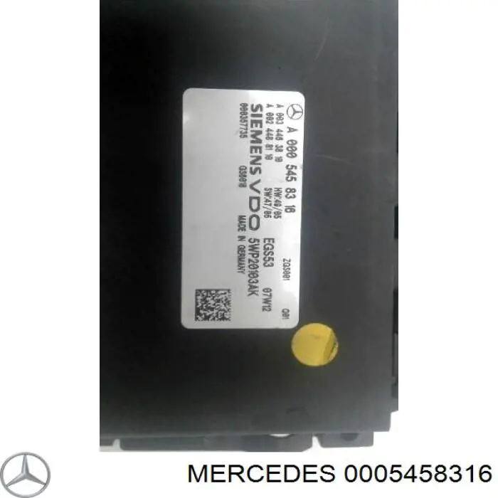 0005458516 Mercedes Módulo de direção (Centralina eletrônica) da Caixa Automática de Mudança eletrônica