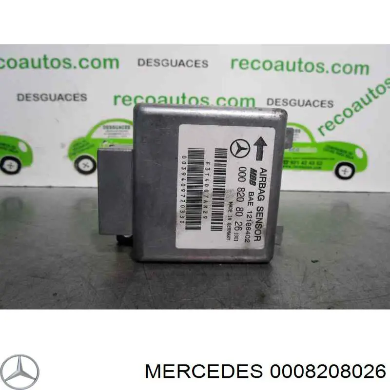 0008208026 Mercedes Módulo processador de controlo da bolsa de ar (Centralina eletrônica AIRBAG)