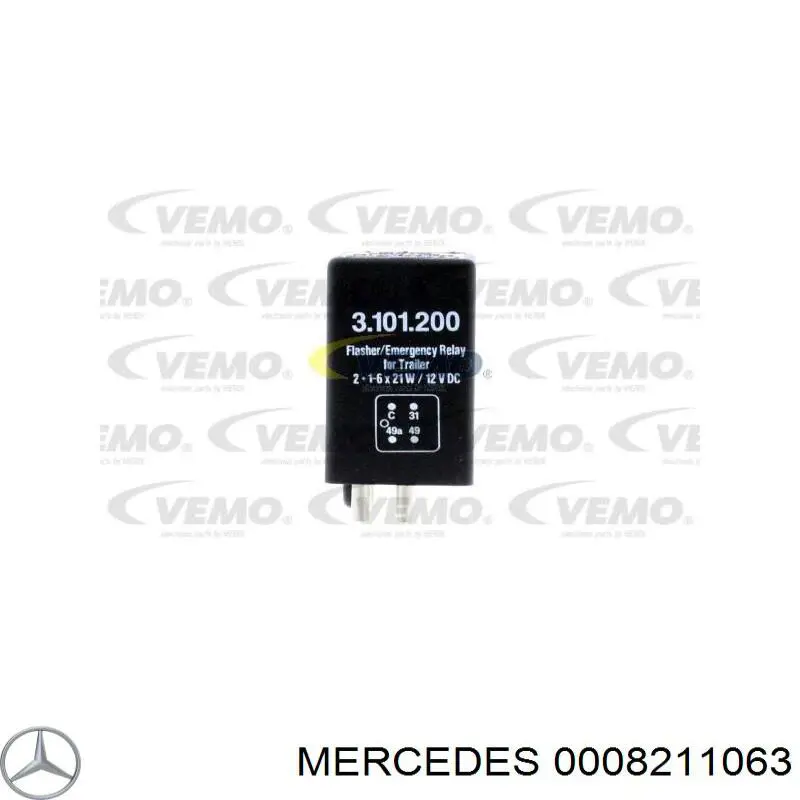 Compre 0008211063 Mercedes Relê de pisca-pisca