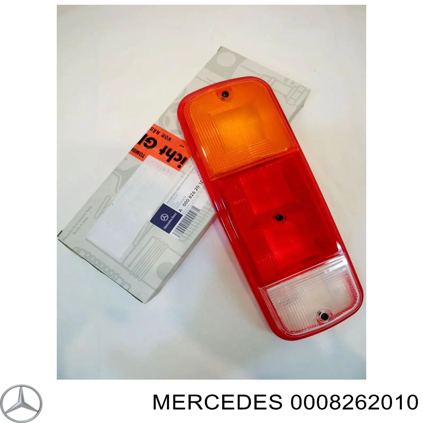 Compre 0008262010 Mercedes Vidro da luz traseira