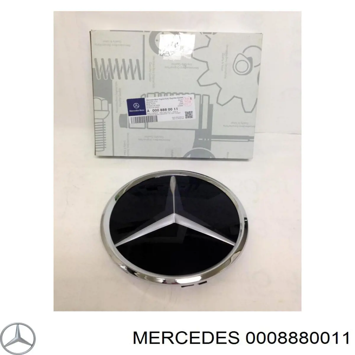 0008880011 Mercedes Consola de emblema de grelha do radiador