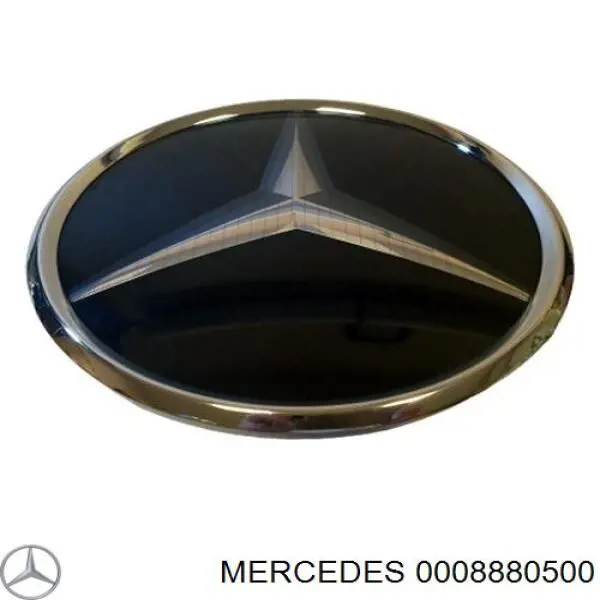 Emblema de grelha do radiador 0008880500 Mercedes