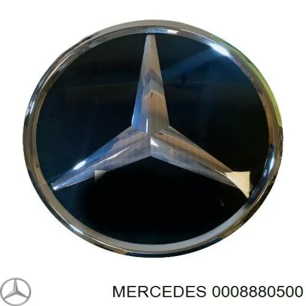 Emblema de grelha do radiador Mercedes 0008880500