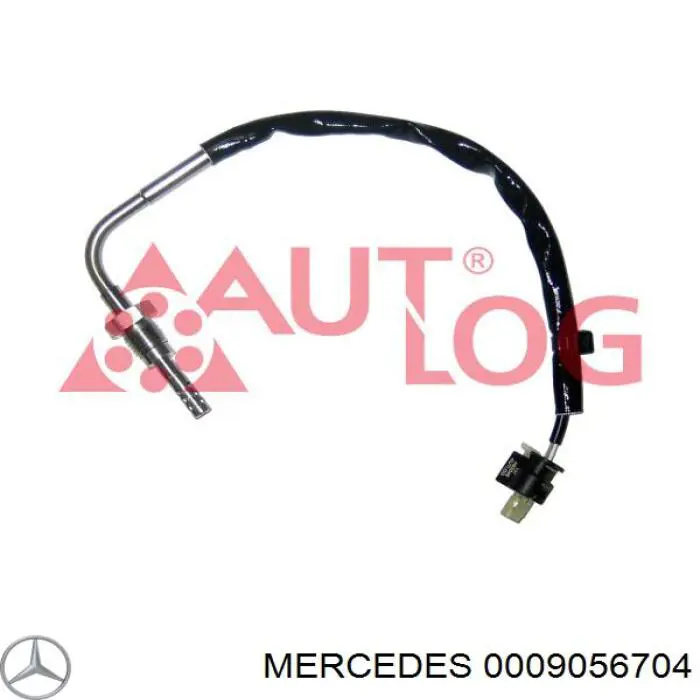 Compre 0009056704 Mercedes Sensor de temperatura dos gases de escape (GE), antes de turbina