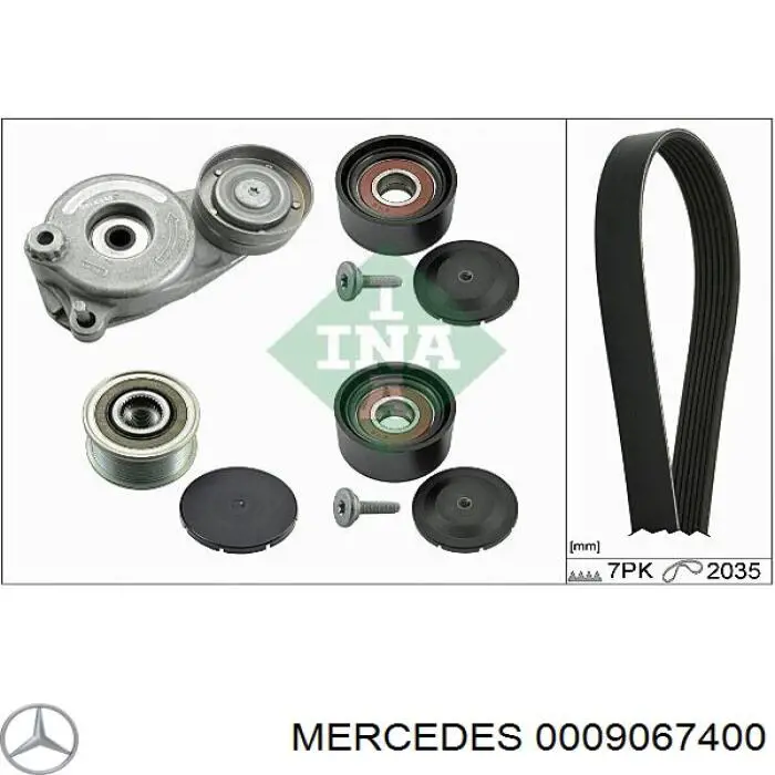 0009067400 Mercedes Gerador