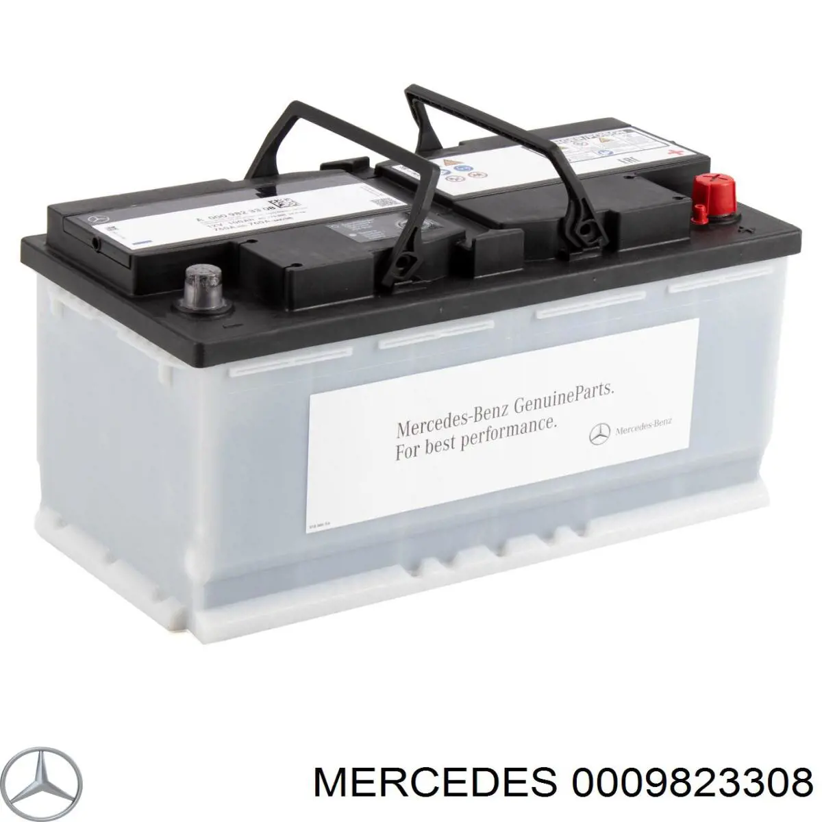 0009823308 Mercedes Bateria recarregável (PILHA)
