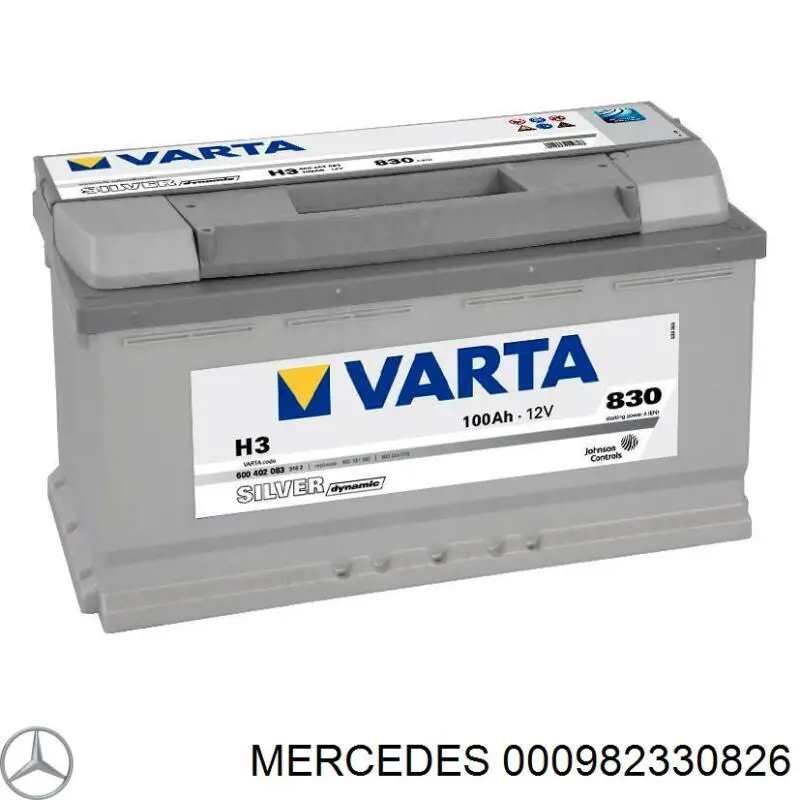 Bateria recarregável (PILHA) Mercedes A000982330864 preço, a partir de 292,47 USD