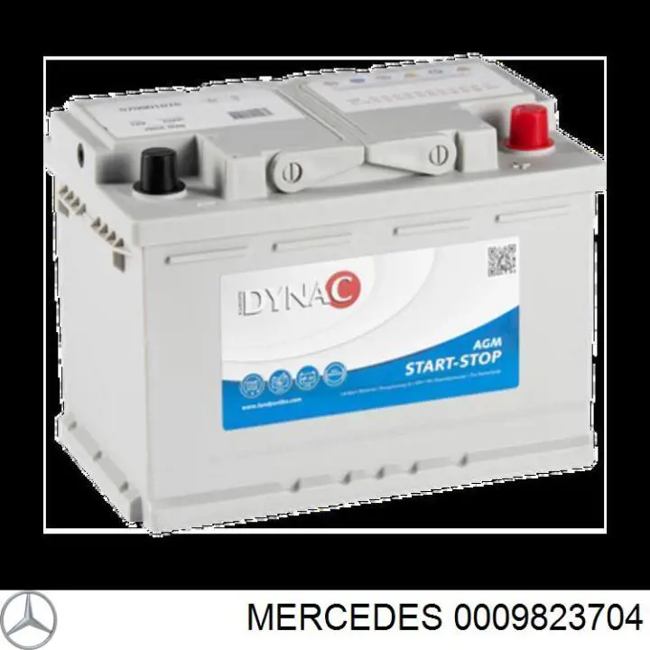 Compre 0009823704 Mercedes Bateria recarregável (PILHA)