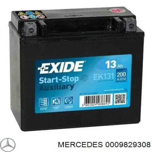 Bateria recarregável (PILHA) Mercedes 0009829308 preço, a partir de 23,97 EUR