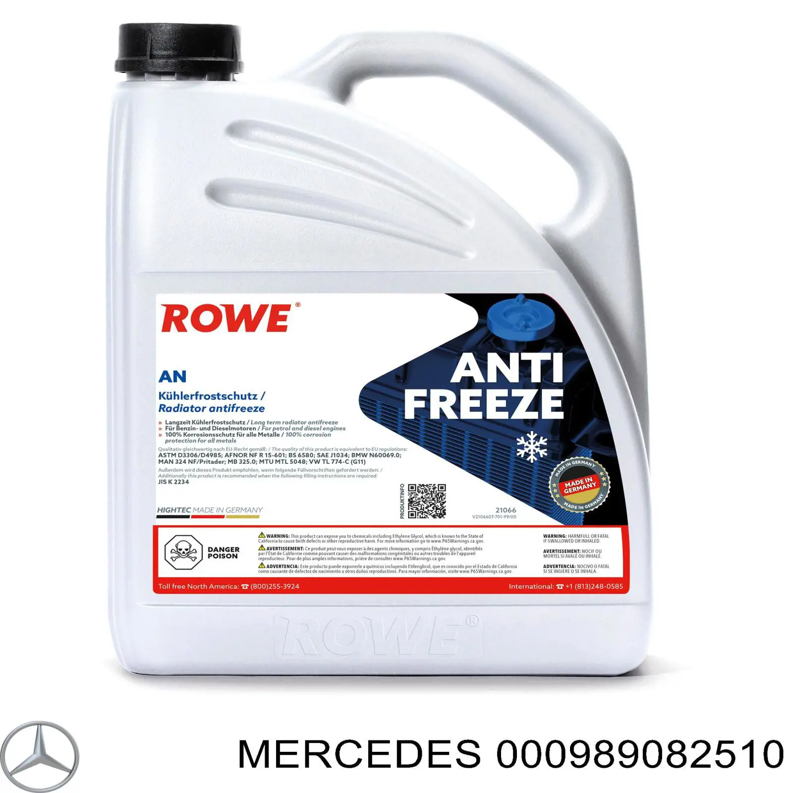 Fluido de esfriamento Mercedes 000989082510 preço, a partir de 10,85 USD