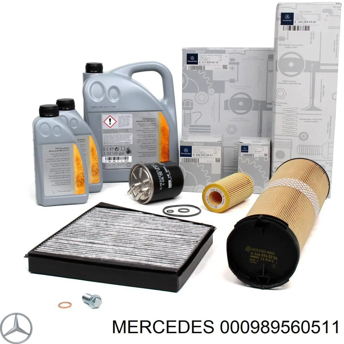 Compre 000989560511 Mercedes Fluido de freio