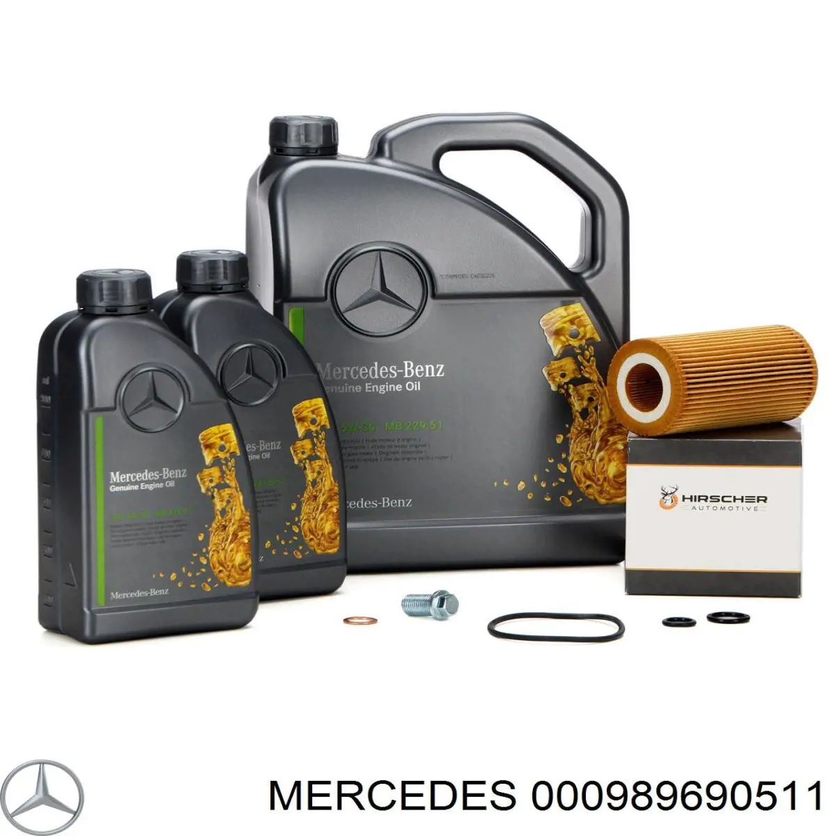 Óleo de transmissão Mercedes 000989690511