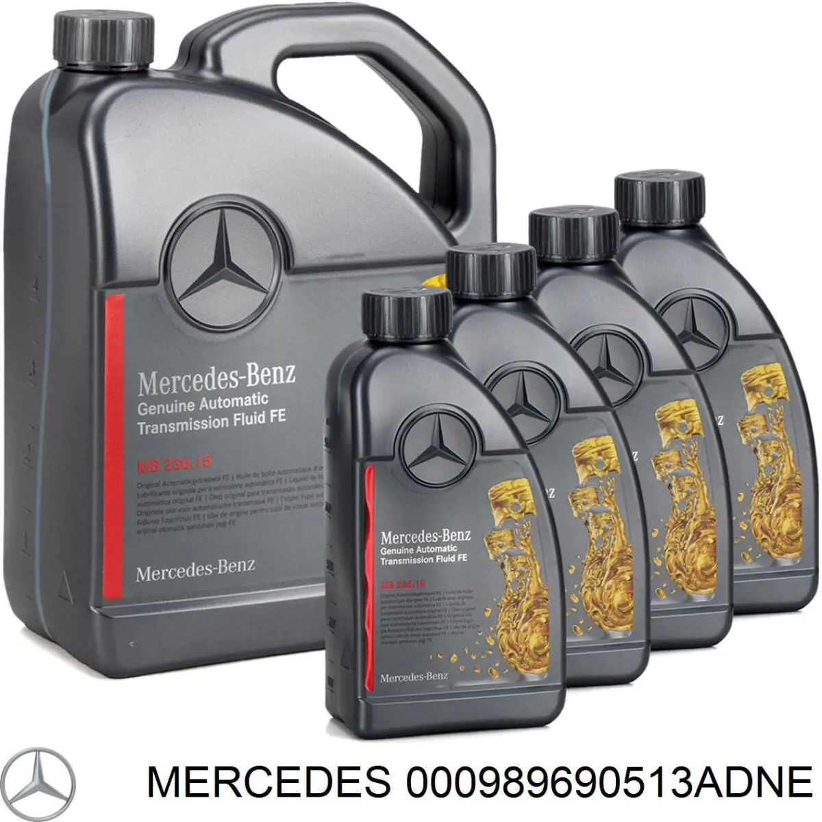 Óleo de transmissão 000989690513ADNE Mercedes