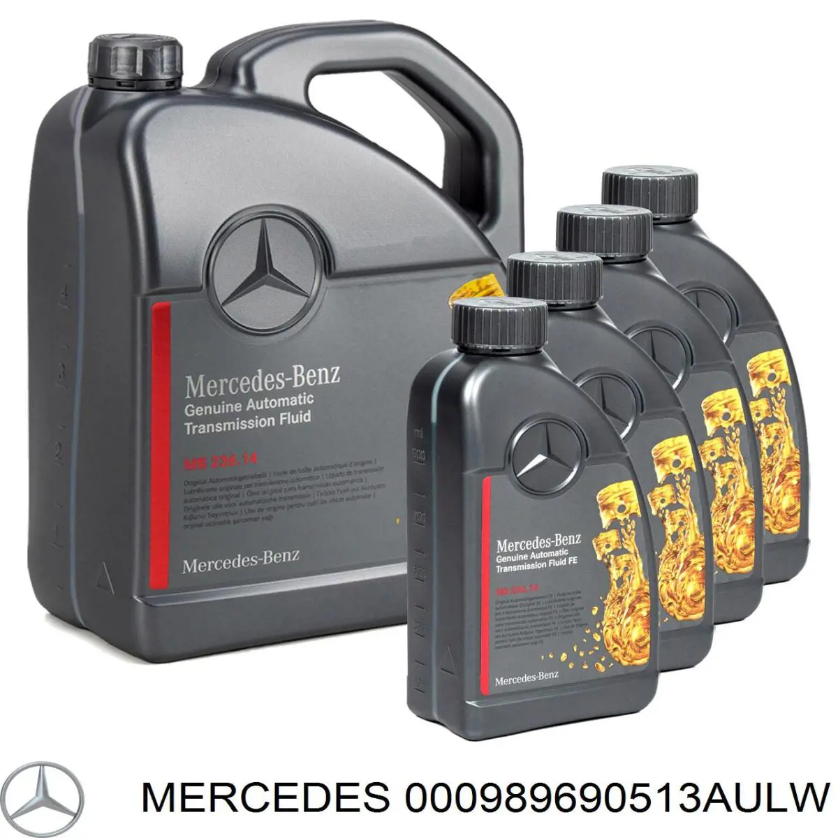 Óleo de transmissão 000989690513AULW Mercedes
