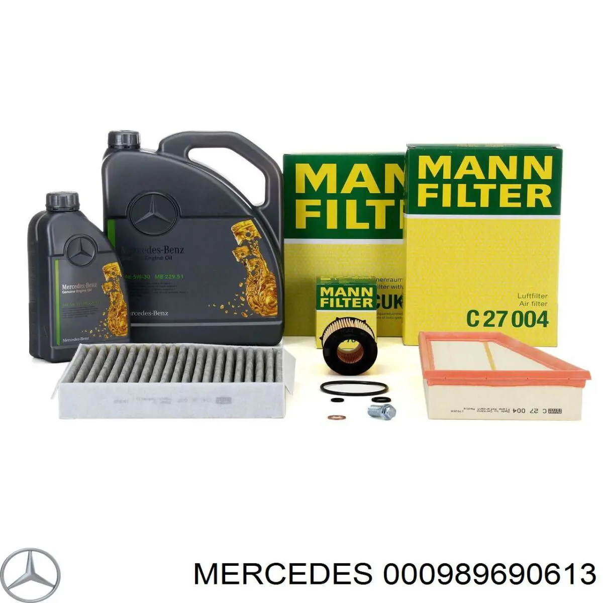 Óleo para motor Mercedes 000989690613