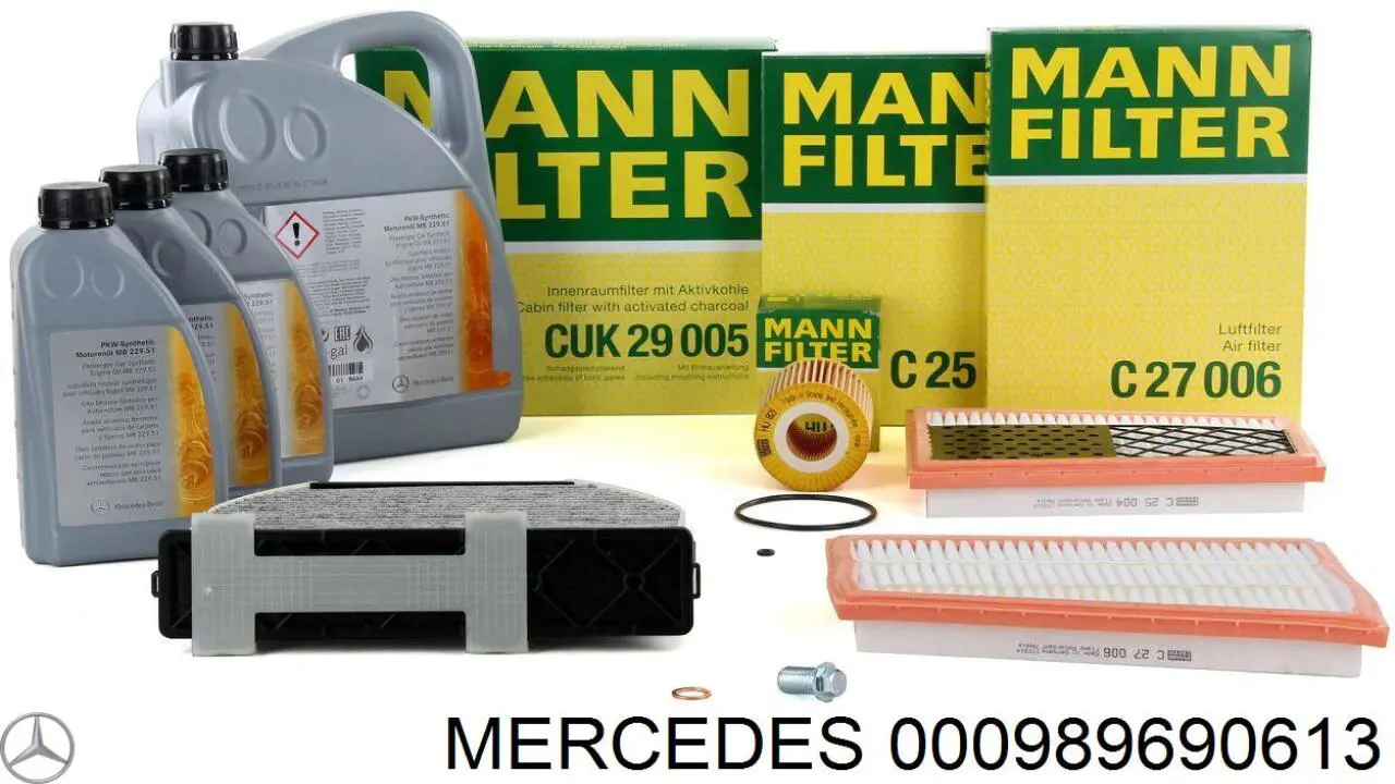Óleo para motor Mercedes 000989690613 preço, a partir de 50,10 USD