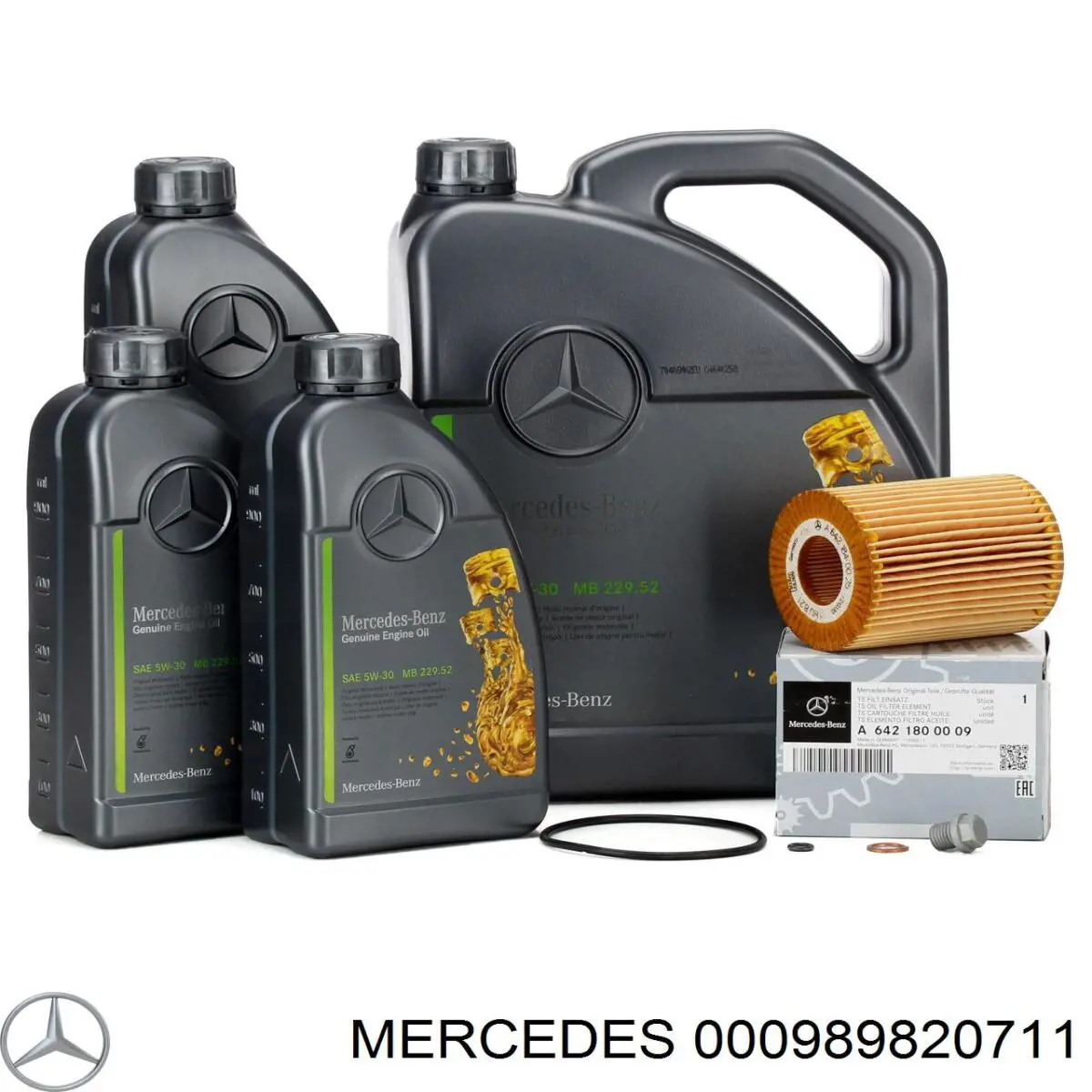Óleo para motor A000989330911 Mercedes