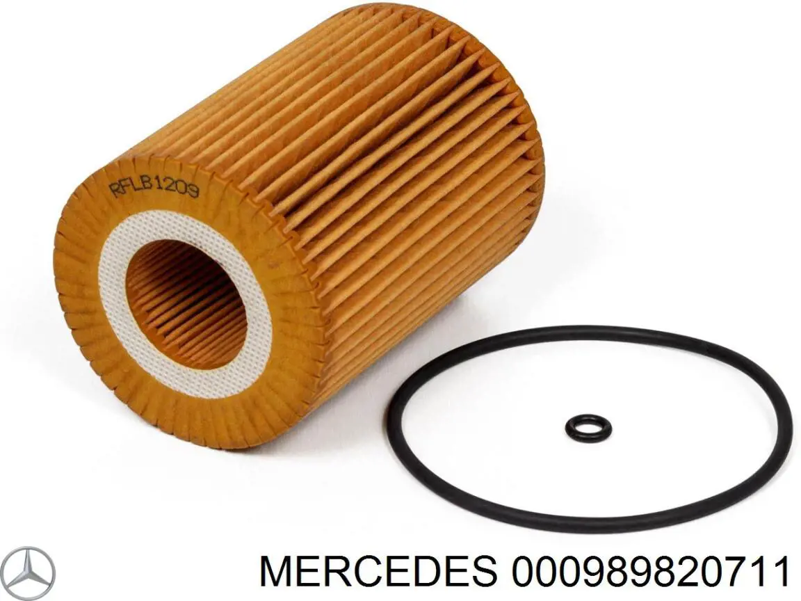 Óleo para motor Mercedes 000989820711