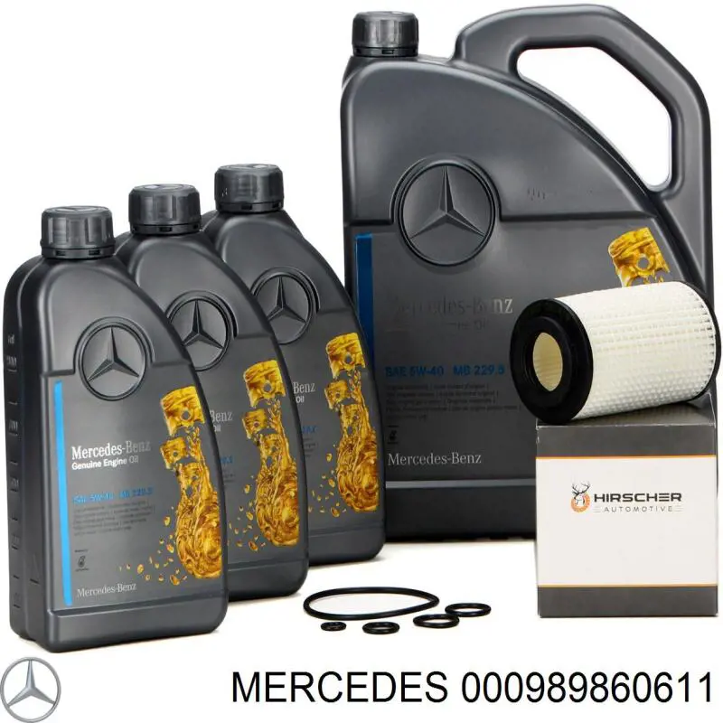 Óleo para motor 000989210711 Mercedes