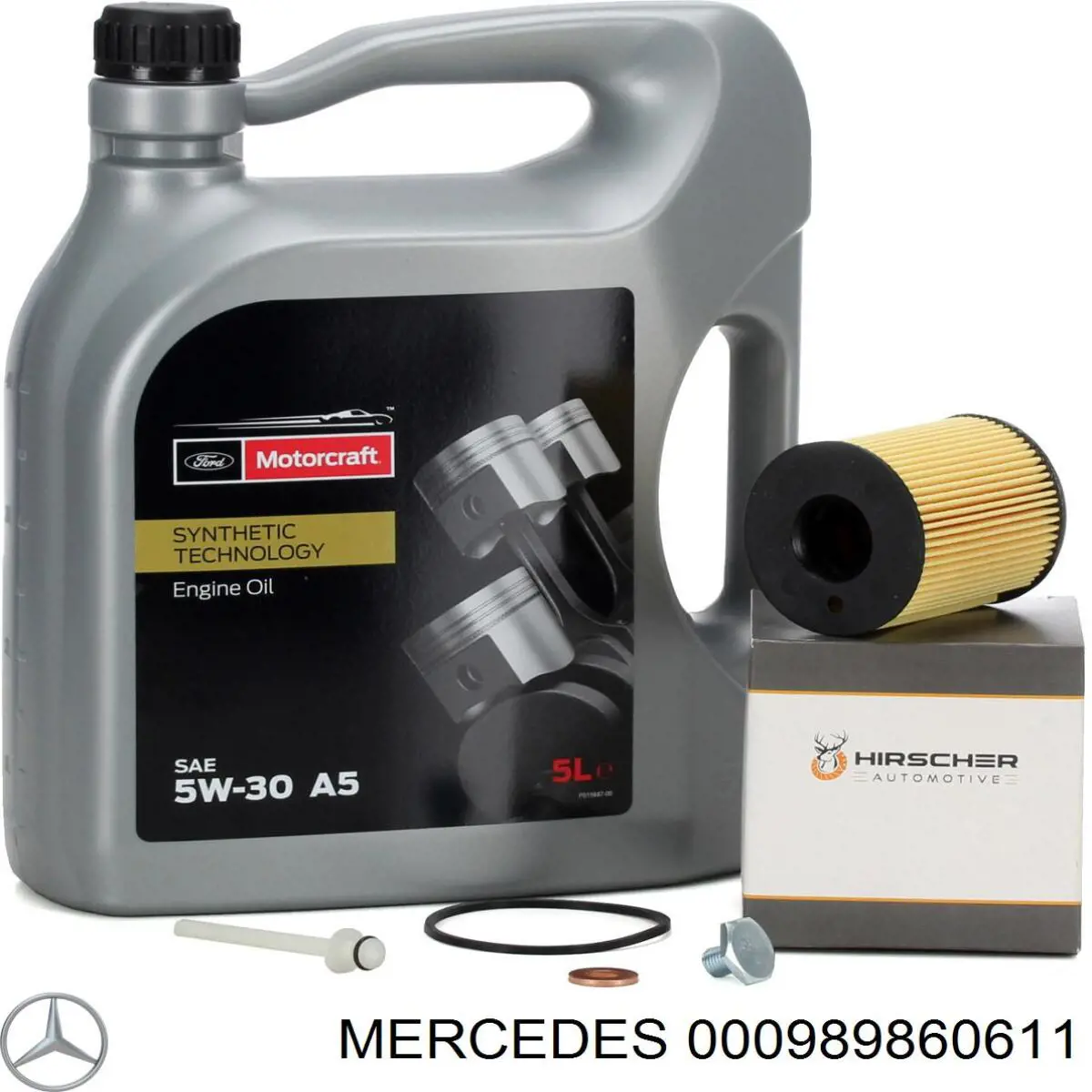 Óleo para motor Mercedes 000989210711