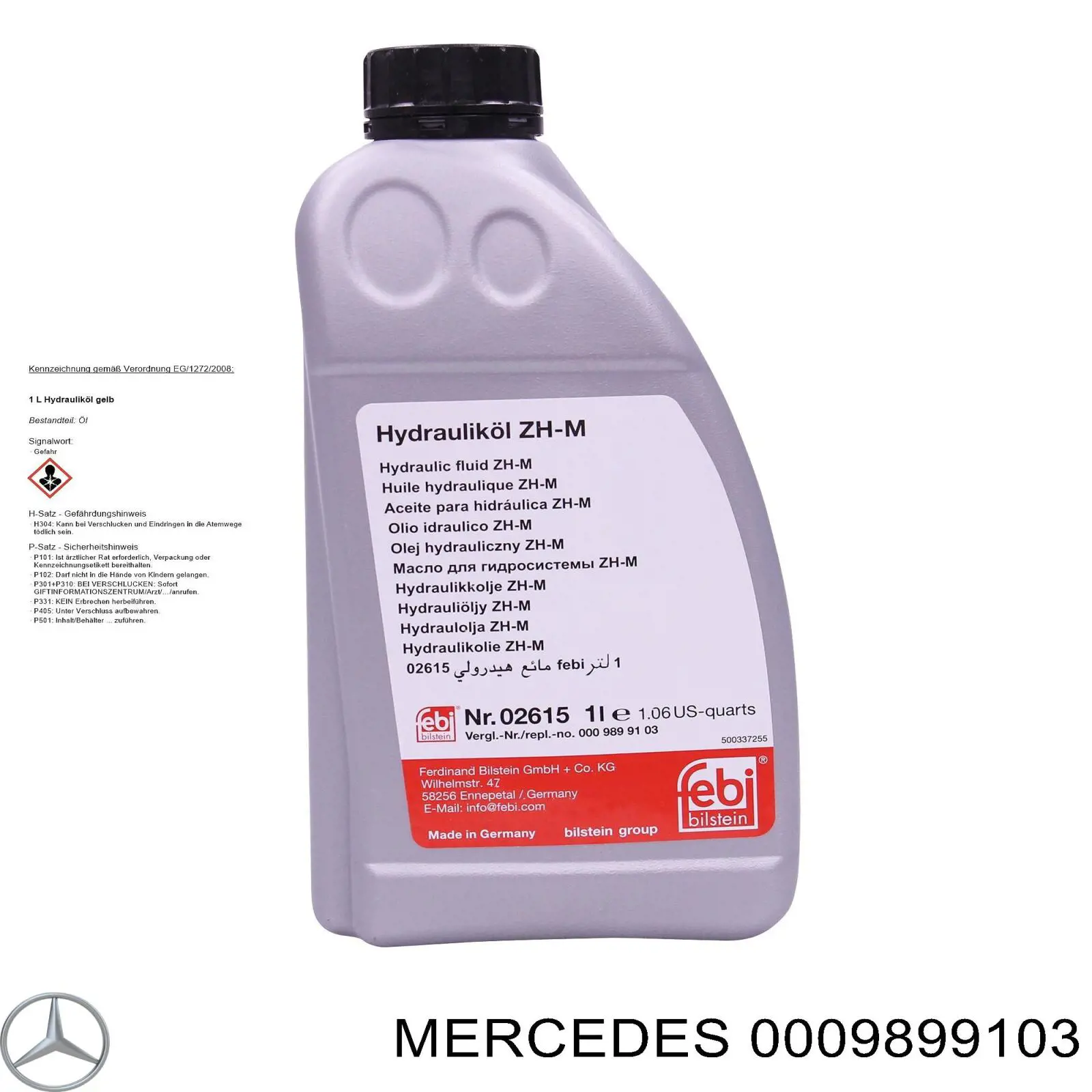 Óleo do sistema de suspensão ativa Mercedes 0009899103 preço, a partir de 17,38 USD