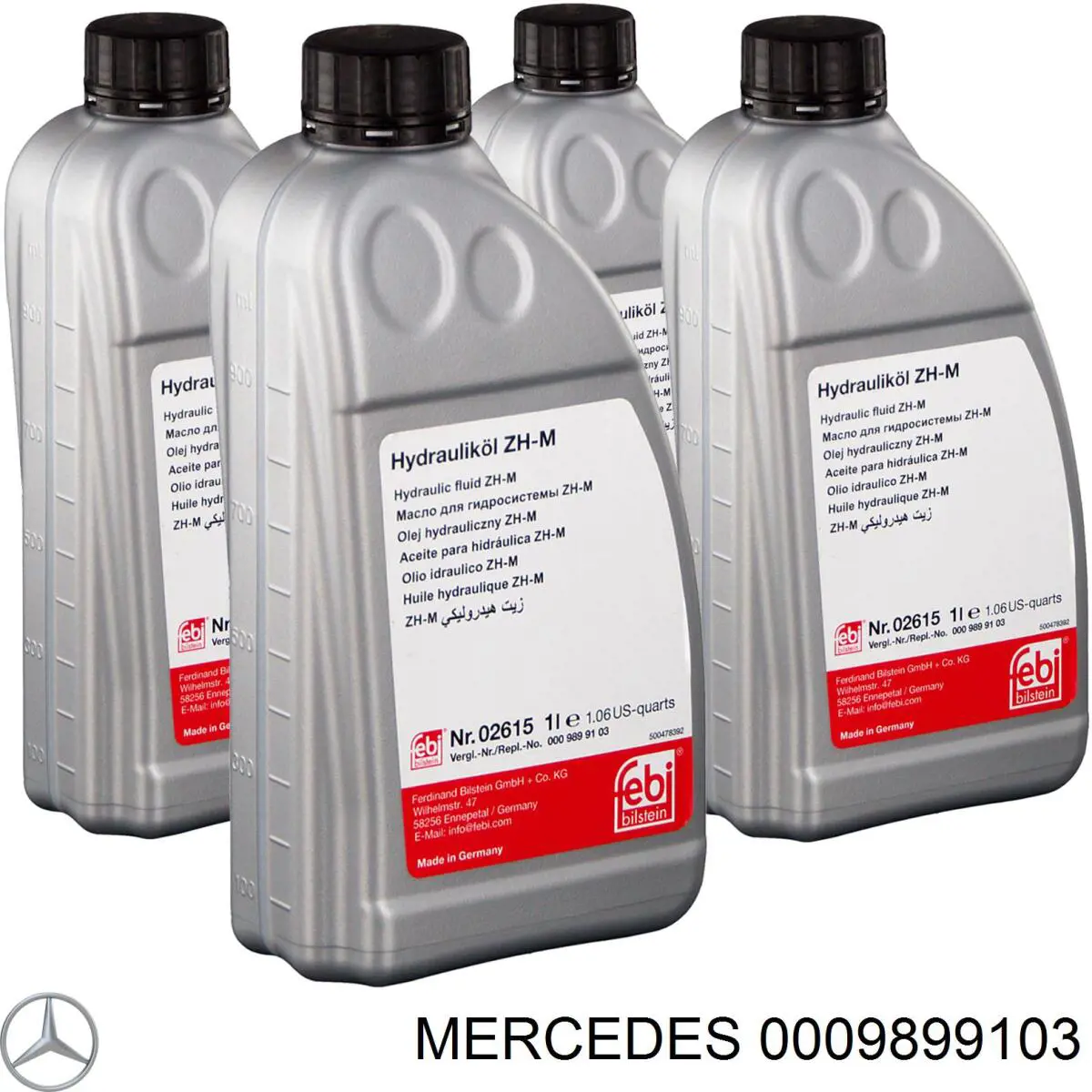Compre 0009899103 Mercedes Óleo do sistema de suspensão ativa