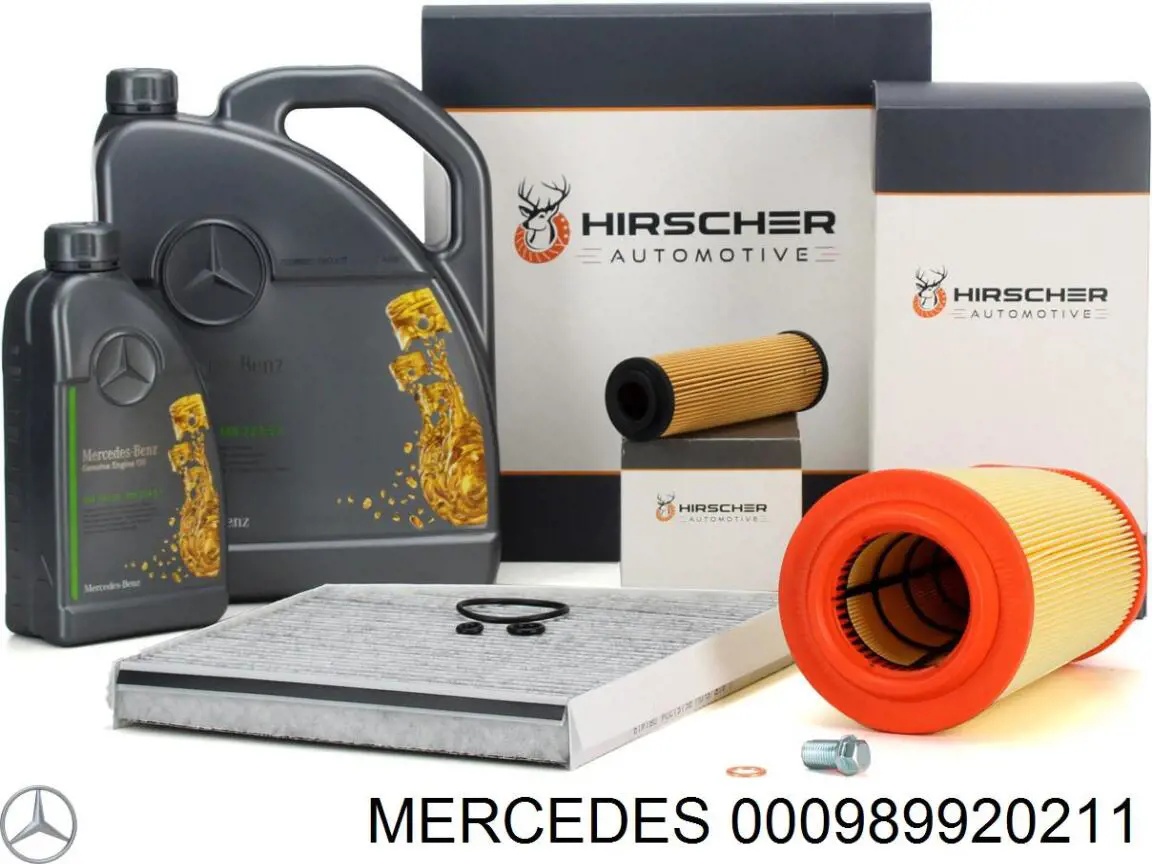 Óleo para motor 000989920211 Mercedes