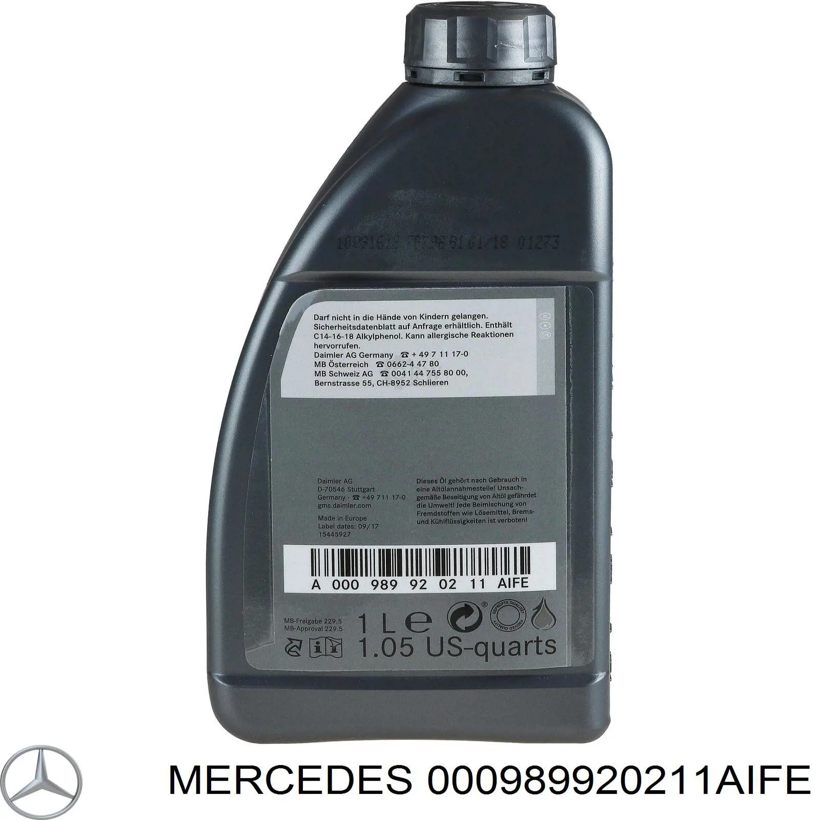 Compre 000989920211AIFD Mercedes Óleo para motor