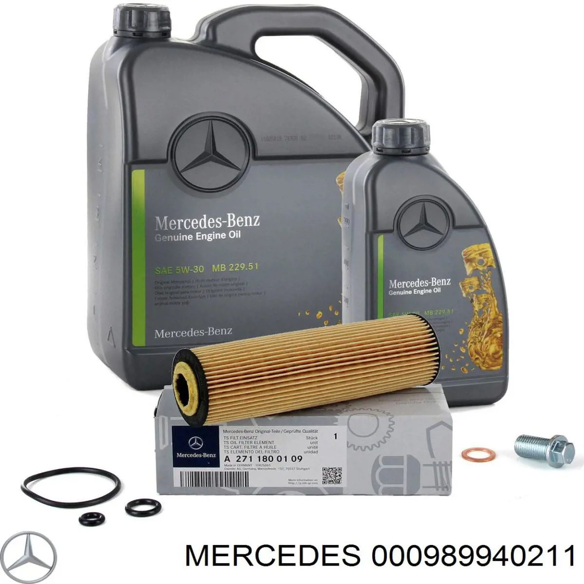 Compre 000989940211 Mercedes Óleo para motor