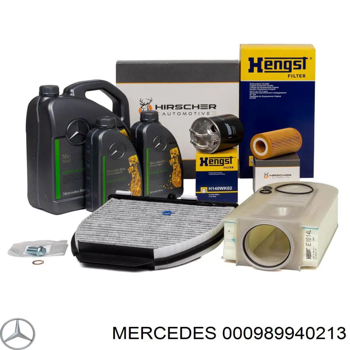 Óleo para motor 000989940213 Mercedes