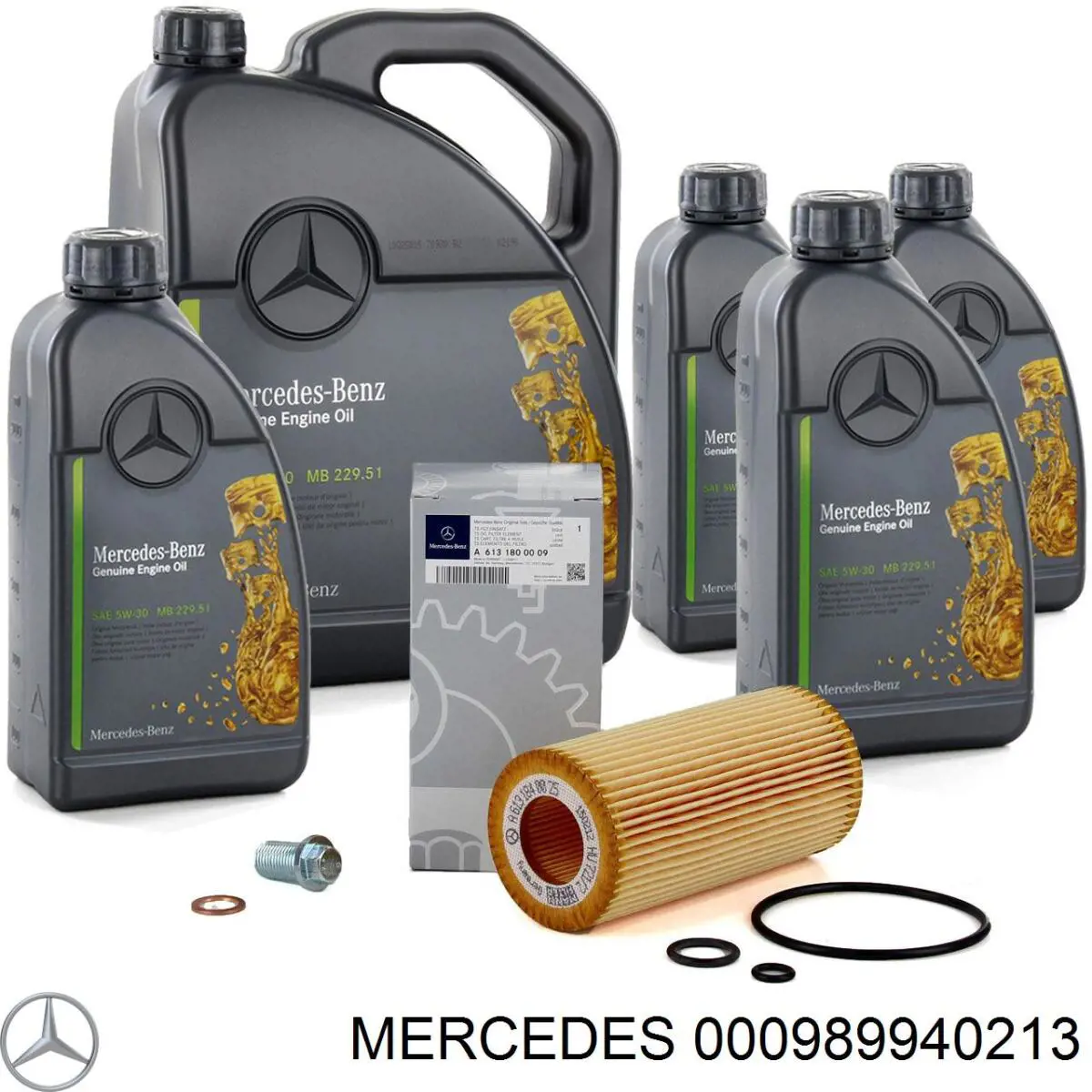 Óleo para motor Mercedes 000989940213