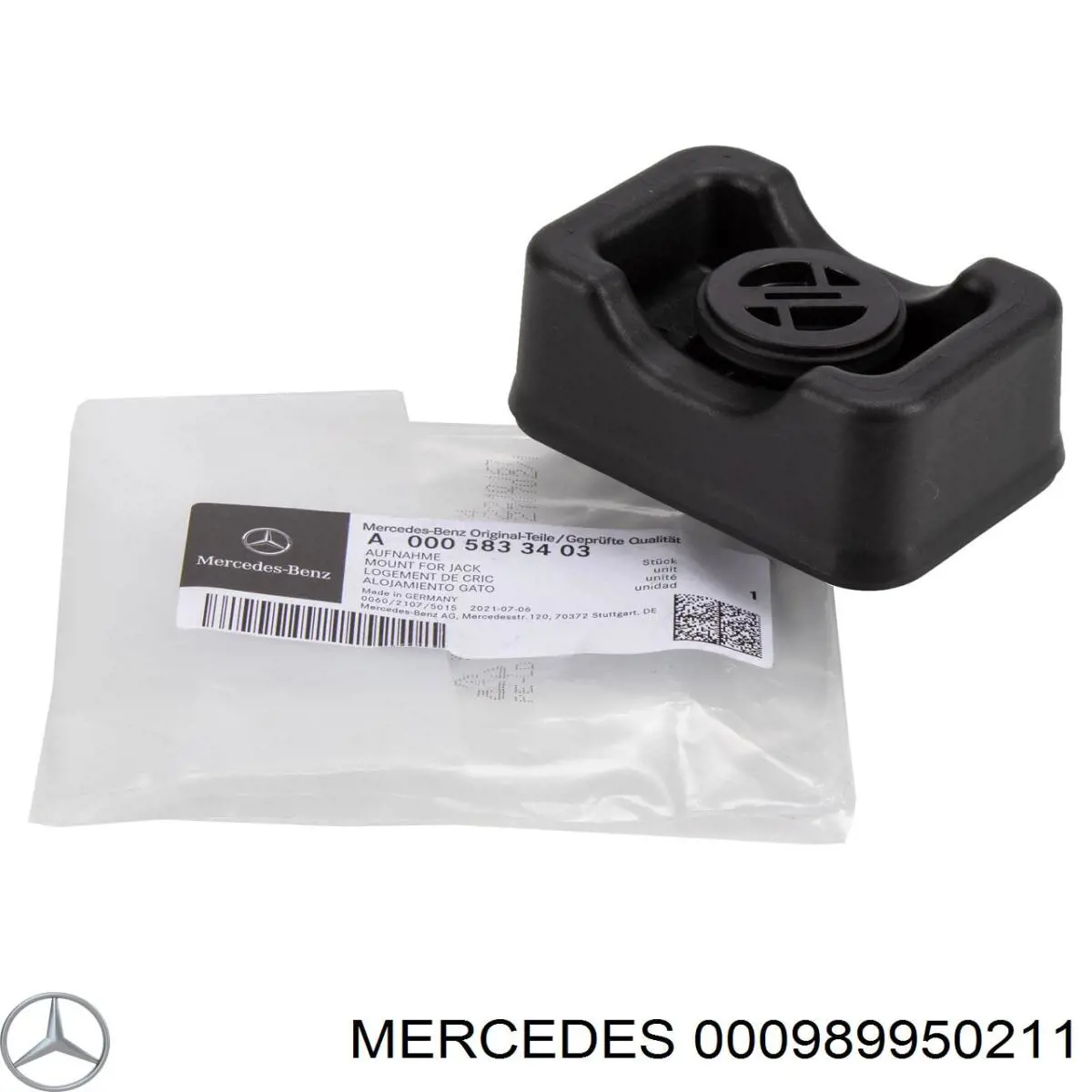 Óleo para motor 000989950211 Mercedes