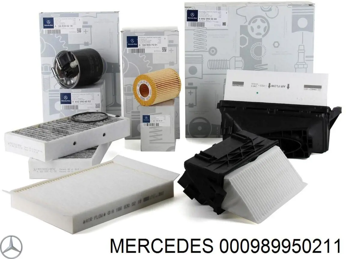 Óleo para motor 000989950211 Mercedes
