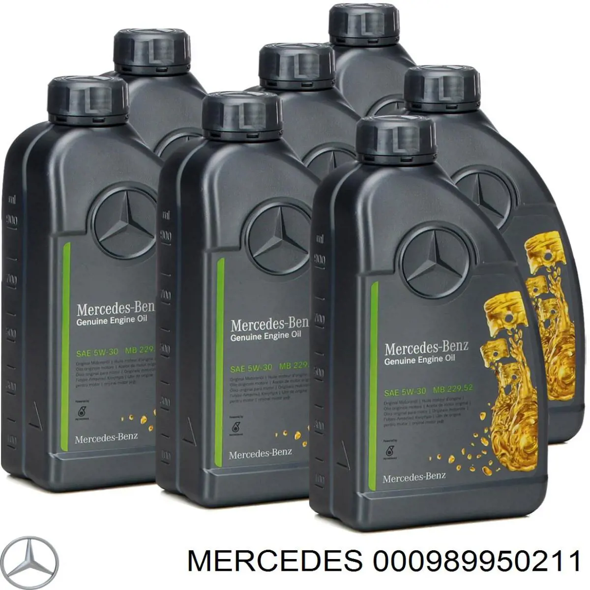 Compre 000989950211 Mercedes Óleo para motor