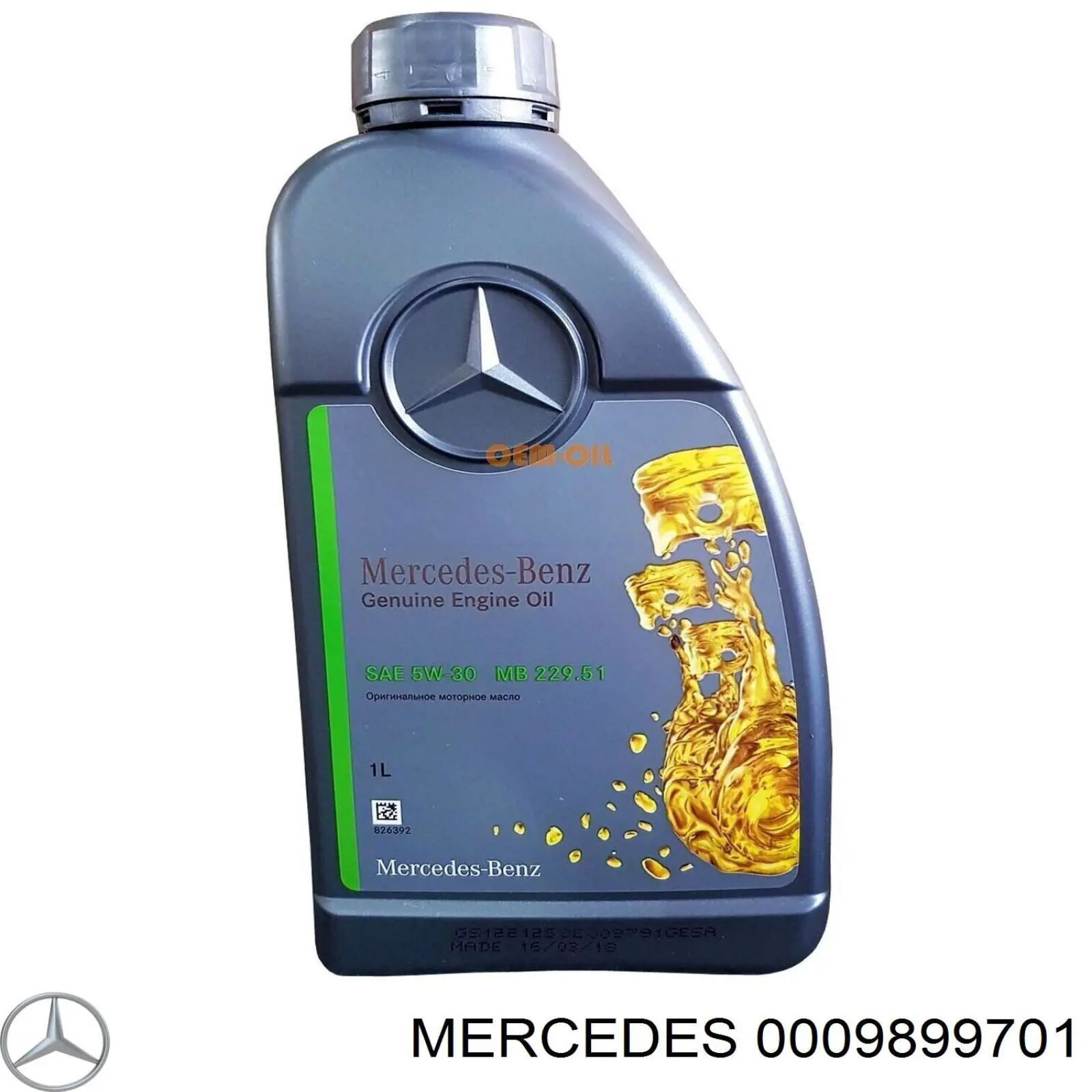 0009899701 Mercedes Óleo para motor
