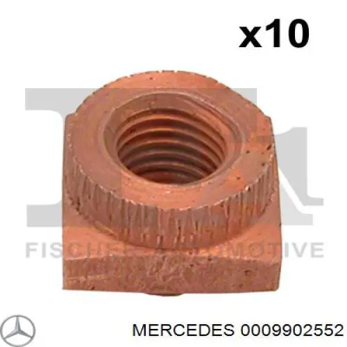 Porca de fixação de tubo de admissão do silenciador (de calças) Mercedes 0009902552 preço, a partir de 7,43 USD