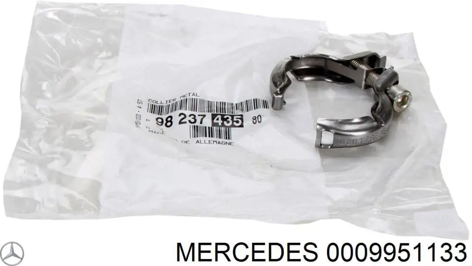 Braçadeira de união de tubo coletor de escape Peugeot/Citroen 9801266680 preço, a partir de 11,77 USD