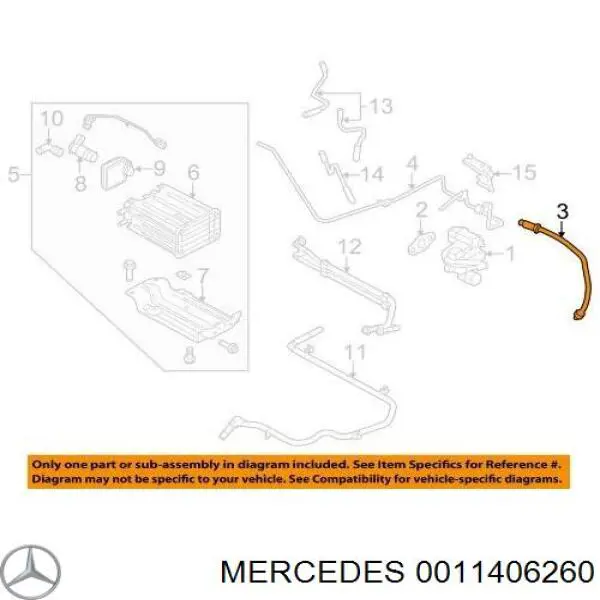 Válvula (regulador) de marcha a vácuo Mercedes 0011406260 preço, a partir de 29,49 USD