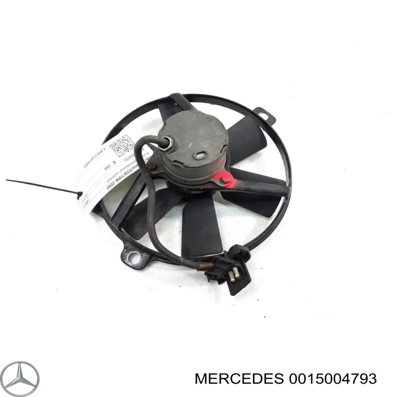 A0015004793 Mercedes Ventilador elétrico de esfriamento montado (motor + roda de aletas)
