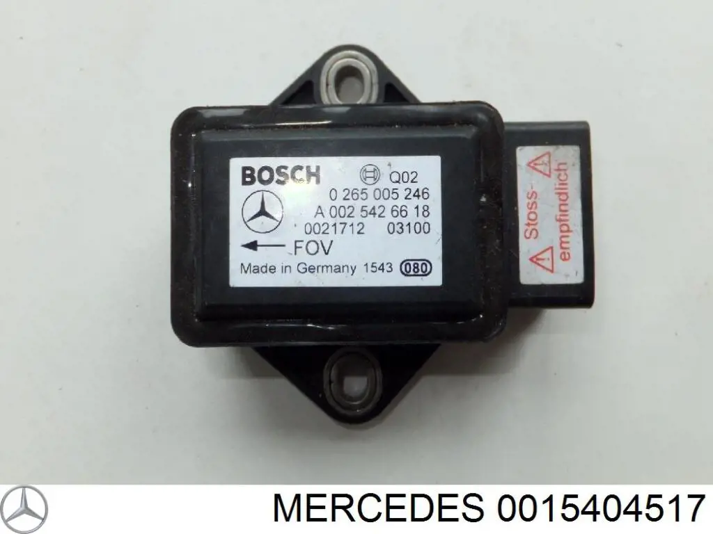 Compre 0015404517 Mercedes Sensor de aceleração transversal (ESP)