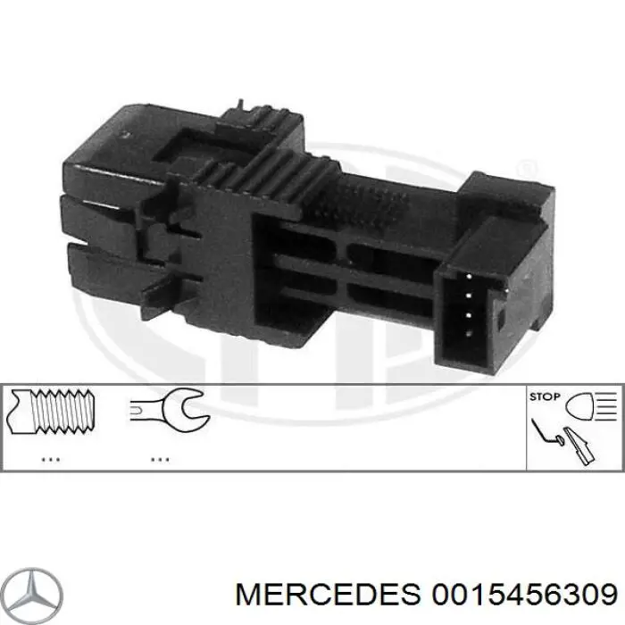 Sensor de ativação do sinal de parada Mercedes 0015456309 preço, a partir de 16,02 USD