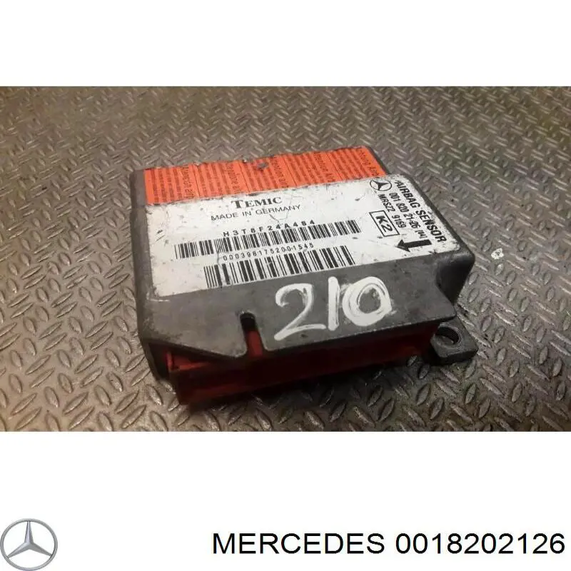 Compre A001820212664 Mercedes Módulo processador de controlo da bolsa de ar (Centralina eletrônica AIRBAG)