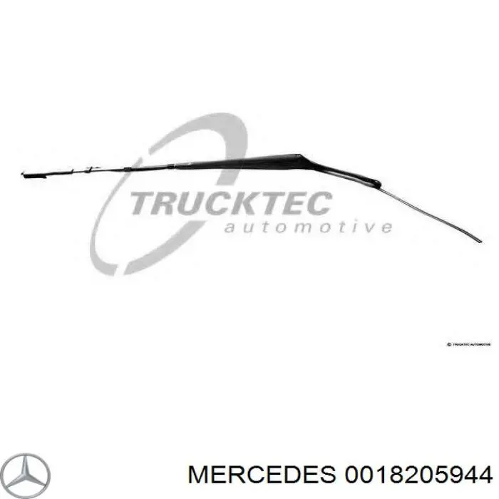 0018205944 Mercedes Braço de limpa-pára-brisas do pára-brisas