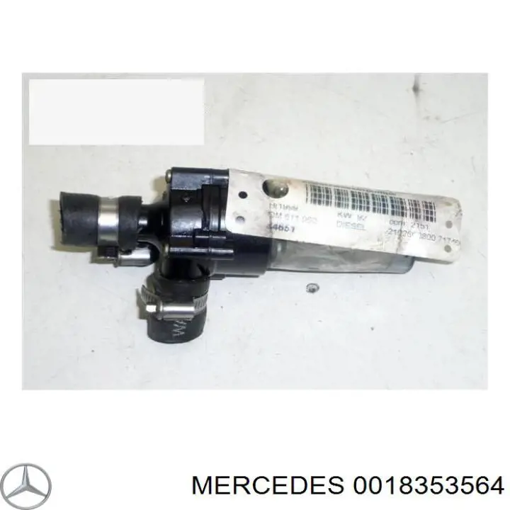 Bomba de água (bomba) de esfriamento, adicional elétrica Mercedes 0018353564 preço, a partir de 54,58 USD