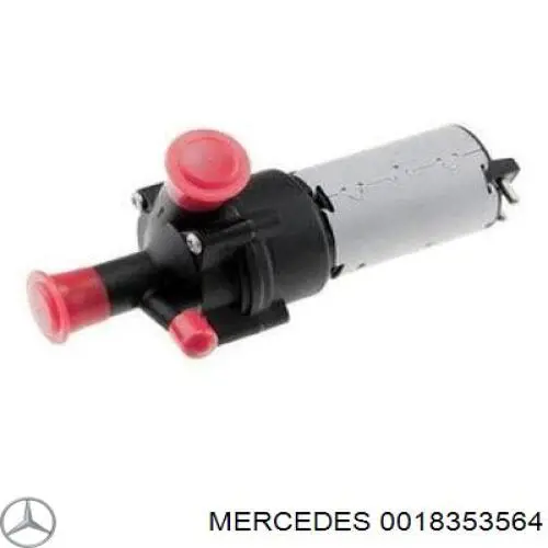 0018353564 Mercedes Bomba de água (bomba) de esfriamento, adicional elétrica