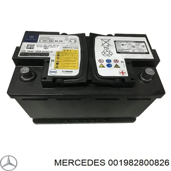 001982800826 Mercedes Bateria recarregável (PILHA)