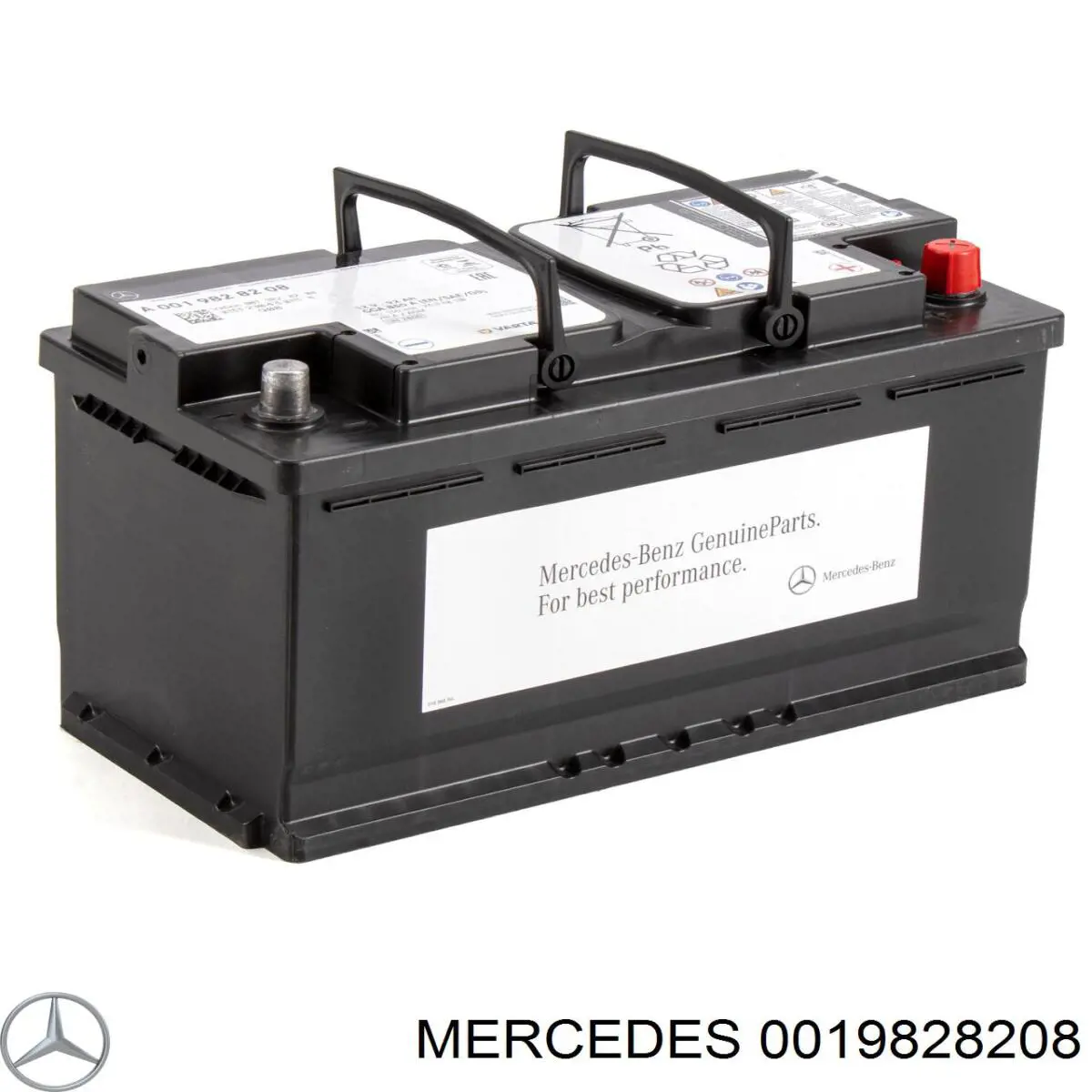 0019828208 Mercedes Bateria recarregável (PILHA)